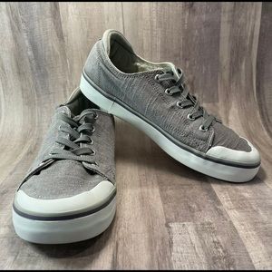 Keen Grey Low Top Canvas Elsa III Sneaker Lace Up